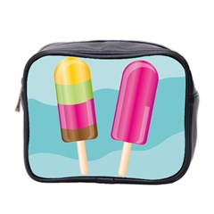 Ice Cream Parlour Mini Toiletries Bag (two Sides) by HermanTelo