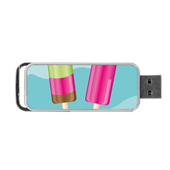 Ice Cream Parlour Portable Usb Flash (two Sides) by HermanTelo