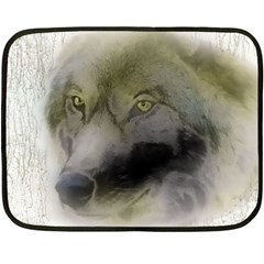 Wolf Evil Monster Fleece Blanket (mini) by HermanTelo