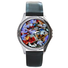 Rainbow Season Round Metal Watch