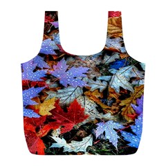 Rainbow Season Full Print Recycle Bag (l) by Sparkle