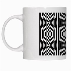 Optical Illusion White Mugs by Sparkle