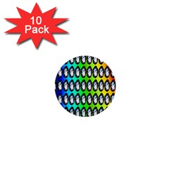 Geometric Balls 1  Mini Buttons (10 Pack) 