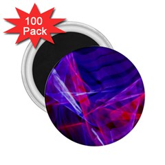 Fractal Flash 2 25  Magnets (100 Pack)  by Sparkle