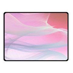 Pink Fractal Fleece Blanket (small) by Sparkle