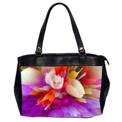 Poppy Flower Oversize Office Handbag (2 Sides) by Sparkle