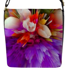 Poppy Flower Flap Closure Messenger Bag (s) by Sparkle