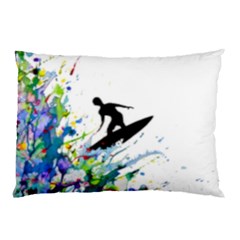 Nature Surfing Pillow Case by Sparkle