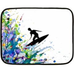 Nature Surfing Fleece Blanket (mini) by Sparkle