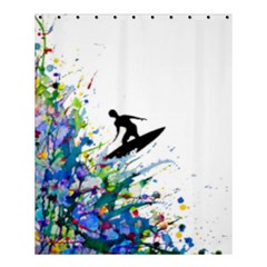 Nature Surfing Shower Curtain 60  X 72  (medium)  by Sparkle