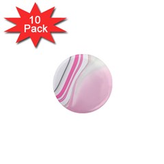 Modern Pink 1  Mini Magnet (10 Pack) 