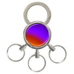 Violet Orange 3-ring Key Chain by Sparkle