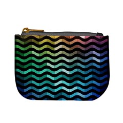 Digital Waves Mini Coin Purse by Sparkle