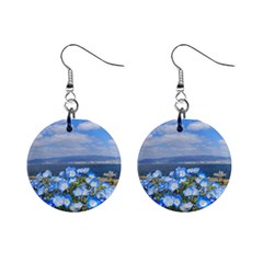 Floral Nature Mini Button Earrings by Sparkle