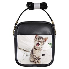Laughing Kitten Girls Sling Bag by Sparkle