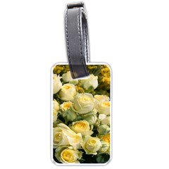 Yellow Roses Luggage Tag (one Side) by Sparkle