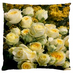 Yellow Roses Standard Flano Cushion Case (two Sides) by Sparkle