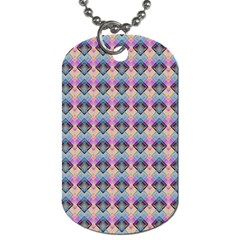 Pink And Blue Dog Tag (two Sides) by Sparkle