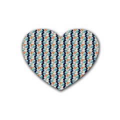 Geometry Colors Heart Coaster (4 Pack)  by Sparkle