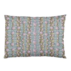 Summer Florals In The Sea Pond Decorative Pillow Case by pepitasart