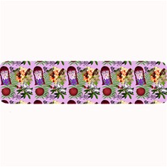 Purple Glasses Girl Pattern Lilac Large Bar Mats