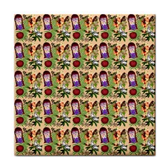 Purple Glasses Girl Pattern Peach Face Towel