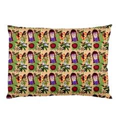 Purple Glasses Girl Pattern Peach Pillow Case (two Sides) by snowwhitegirl