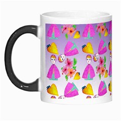 Girl With Hood Cape Heart Lemon Patternpurple Ombre Morph Mugs by snowwhitegirl