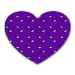 Zodiac Bat Pink Purple Heart Mousepads