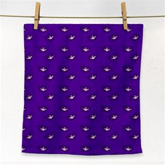 Zodiac Bat Pink Purple Face Towel by snowwhitegirl