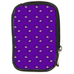 Zodiac Bat Pink Purple Compact Camera Leather Case