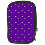 Zodiac Bat Pink Purple Compact Camera Leather Case Front