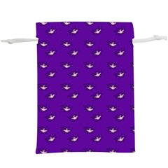 Zodiac Bat Pink Purple  Lightweight Drawstring Pouch (xl) by snowwhitegirl