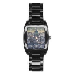 Buenos Aires Argentina Cityscape Aerial View Stainless Steel Barrel Watch by dflcprintsclothing