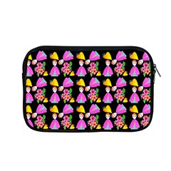 Girl With Hood Cape Heart Lemon Pattern Black Apple Macbook Pro 13  Zipper Case by snowwhitegirl