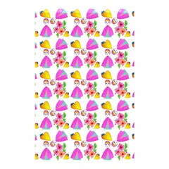 Girl With Hood Cape Heart Lemon Pattern White Shower Curtain 48  x 72  (Small) 