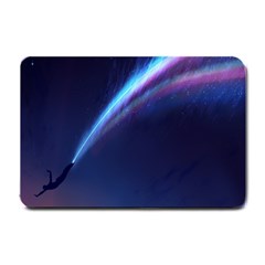 Light Fleeting Man s Sky Magic Small Doormat  by Mariart