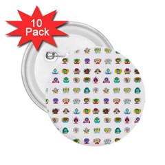 All The Aliens Teeny 2.25  Buttons (10 pack) 