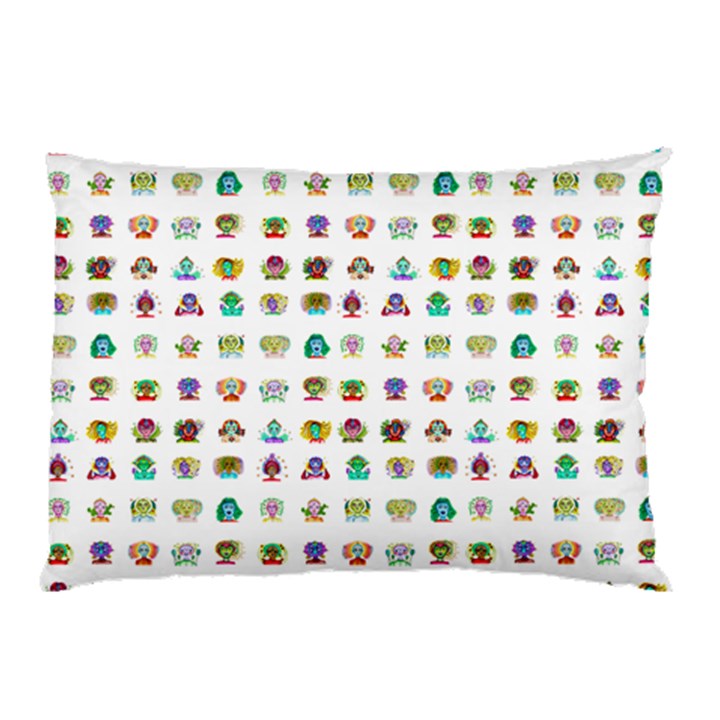 All The Aliens Teeny Pillow Case (Two Sides)