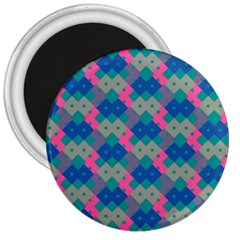 Geo Puzzle 3  Magnets