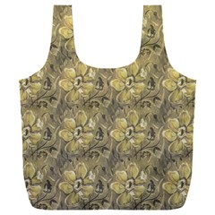 Retro Stlye Floral Decorative Print Pattern Full Print Recycle Bag (xxl) by dflcprintsclothing