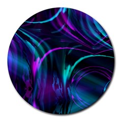 Drunk Vision Round Mousepads