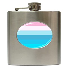 Sea And Sunset Hip Flask (6 Oz) by tmsartbazaar