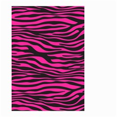 Pink Zebra Small Garden Flag (two Sides) by Angelandspot