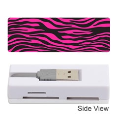 Pink Zebra Memory Card Reader (stick) by Angelandspot