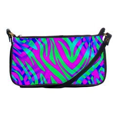 Wild And Crazy Zebra Shoulder Clutch Bag by Angelandspot