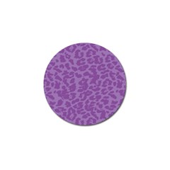 Purple Big Cat Pattern Golf Ball Marker (4 Pack) by Angelandspot