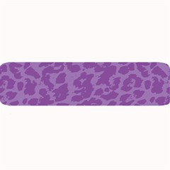 Purple Big Cat Pattern Large Bar Mats by Angelandspot
