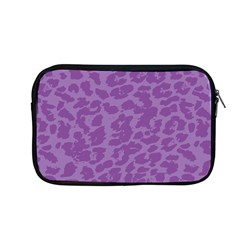 Purple Big Cat Pattern Apple Macbook Pro 13  Zipper Case by Angelandspot