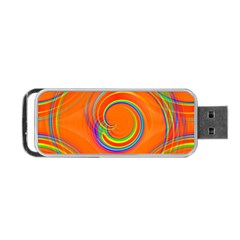  Twirl Portable Usb Flash (one Side) by Angelandspot